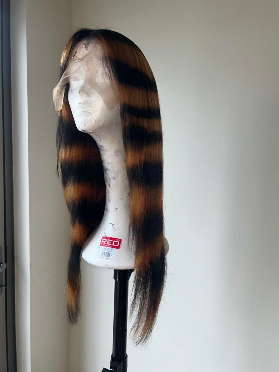 Bleached zebra print
