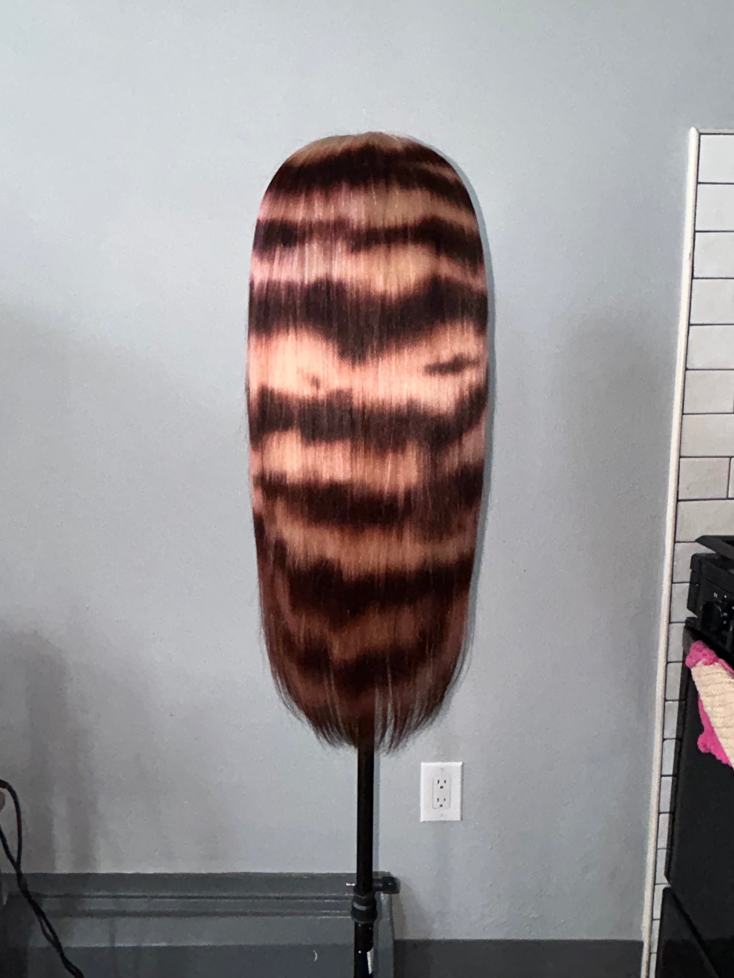 Brown zebra print