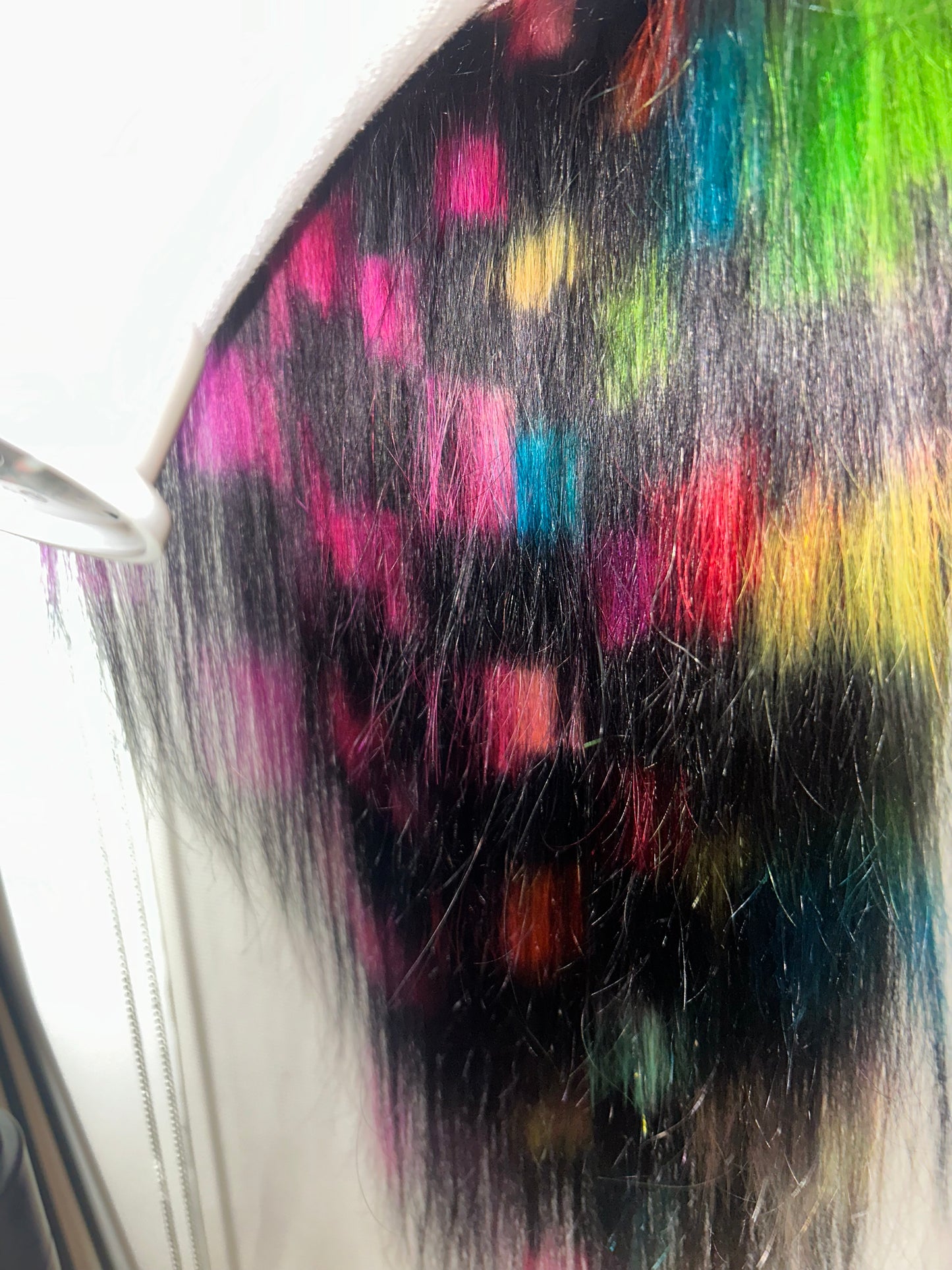 Rainbow Checkered print