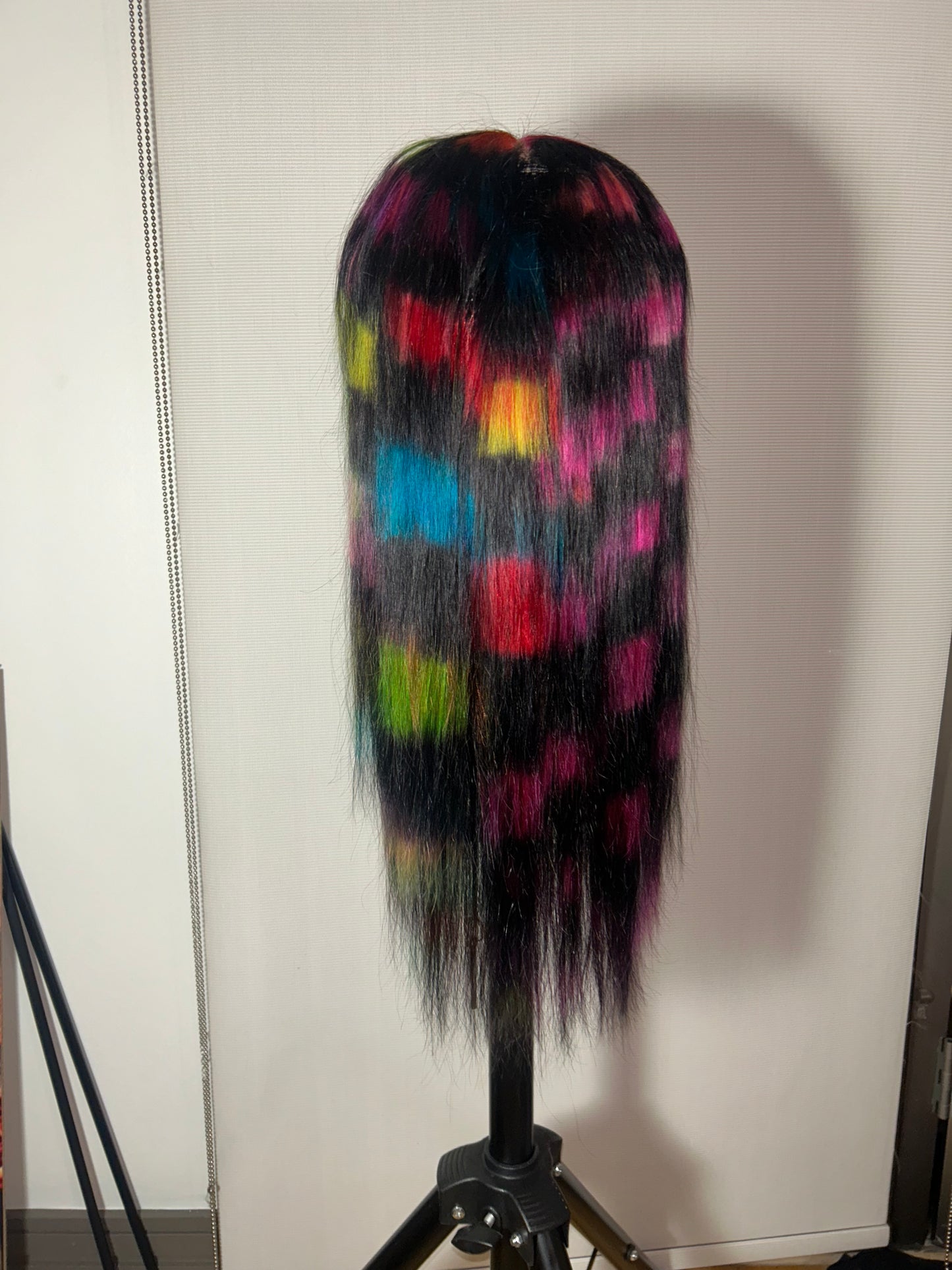 Rainbow Checkered print