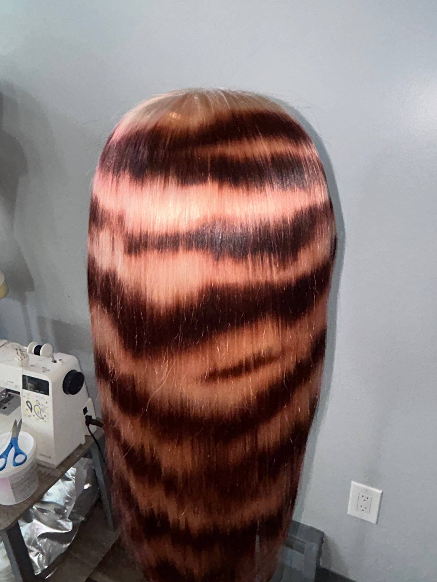 Brown zebra print