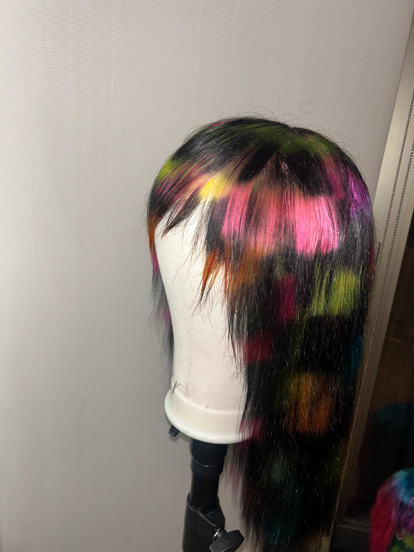 Rainbow Checkered print