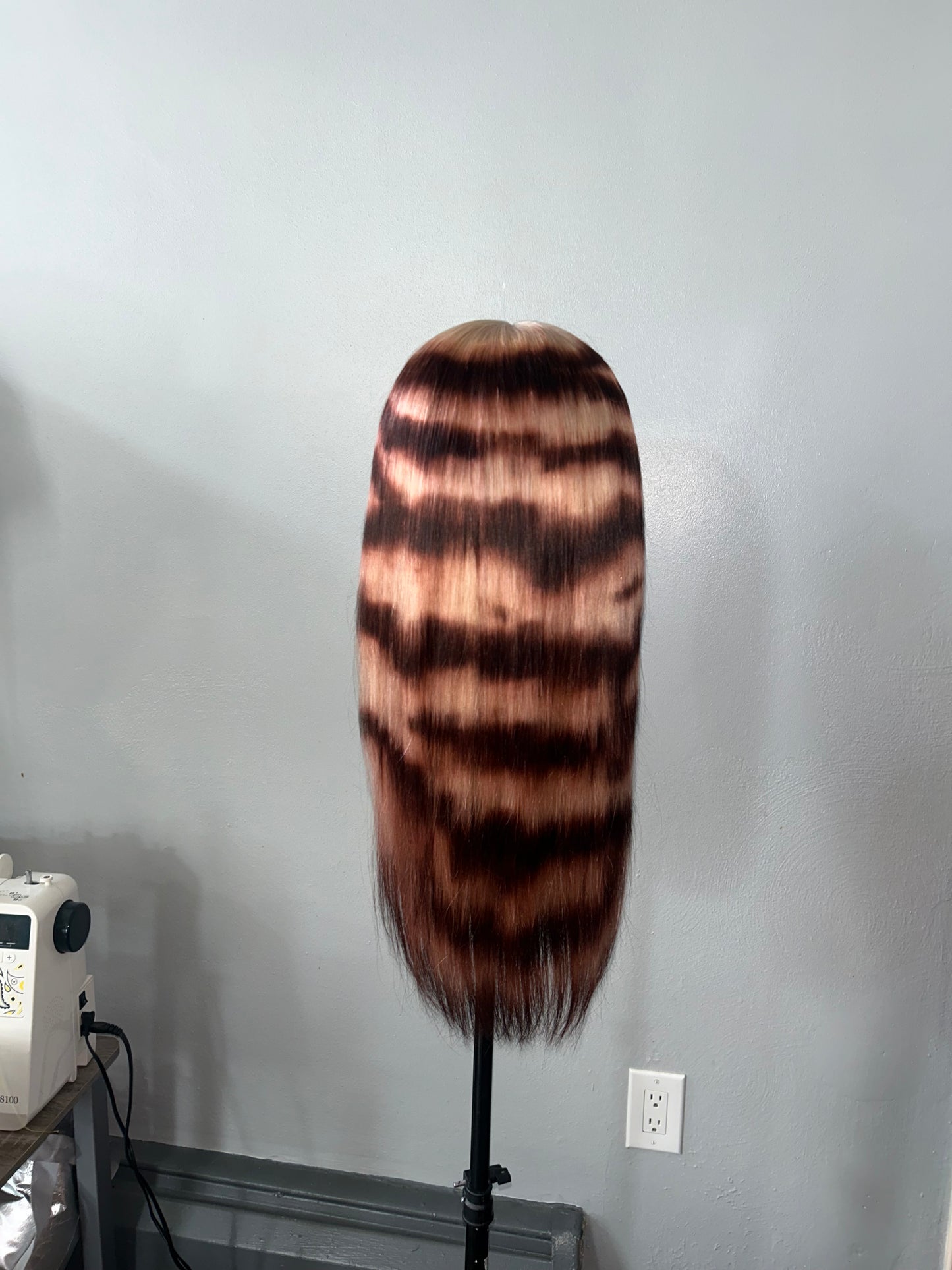 Brown zebra print