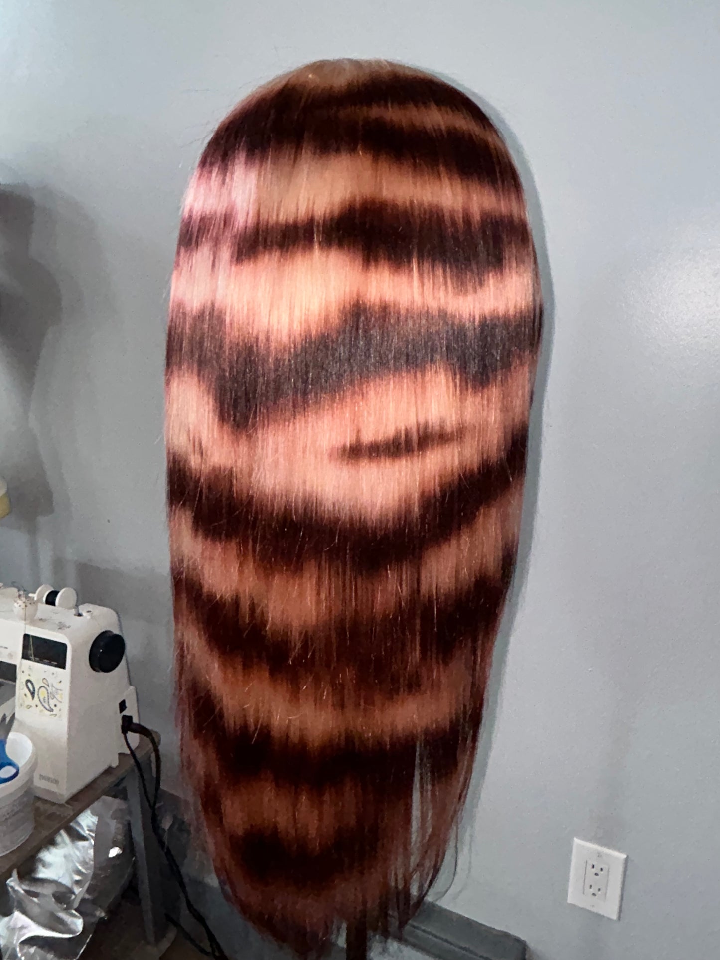 Brown zebra print