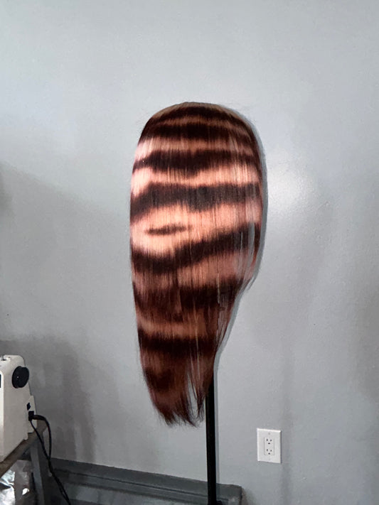 Brown zebra print