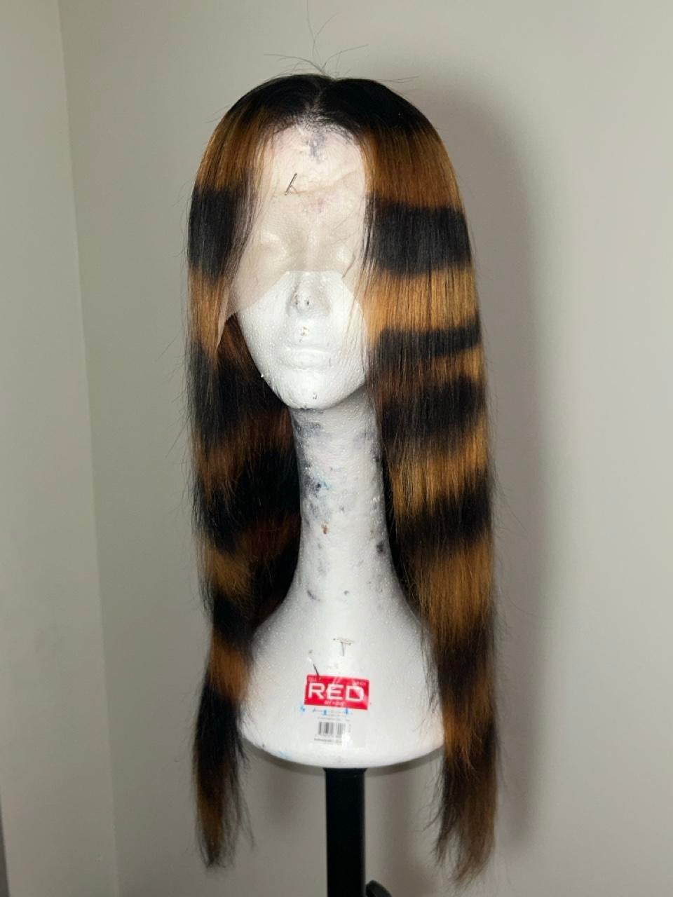 Bleached zebra print