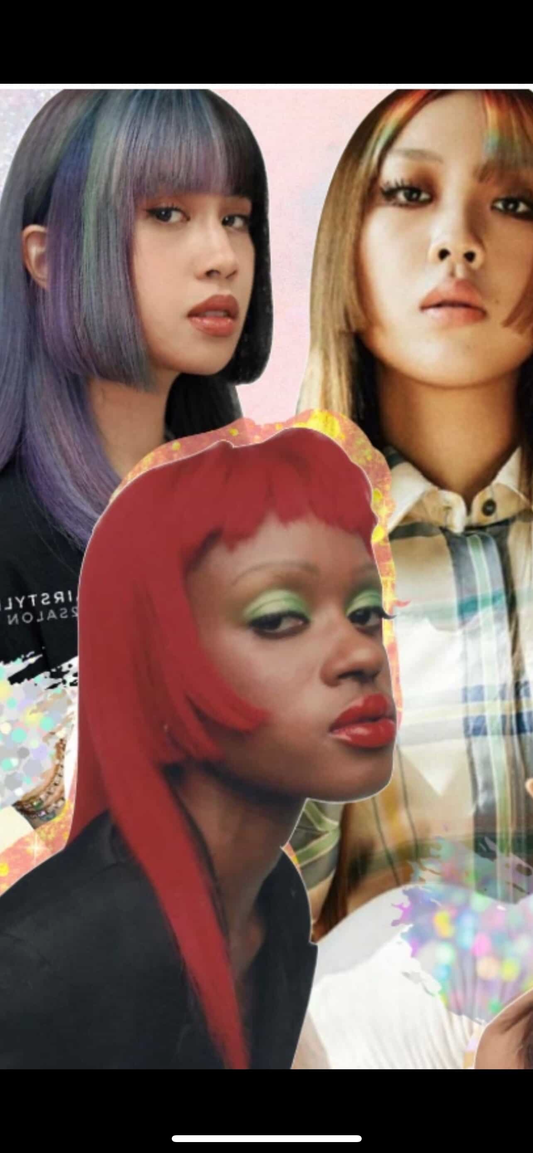 Custom hime cut wig ❤️