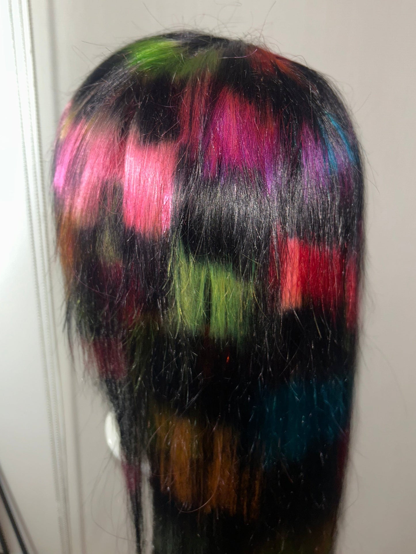 Rainbow Checkered print