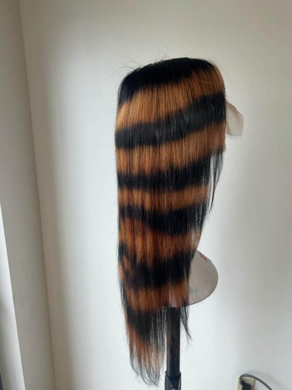 Bleached zebra print