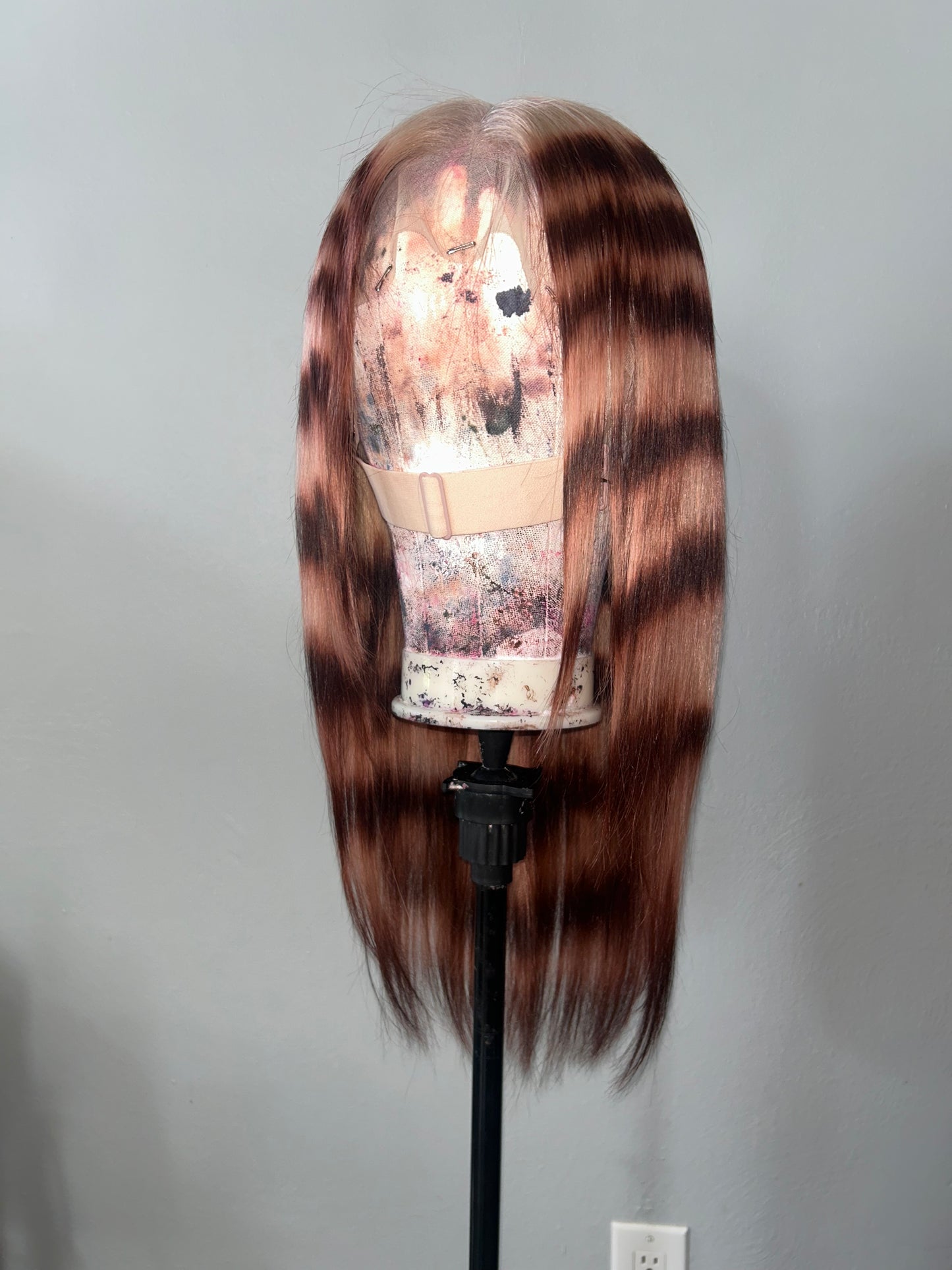 Brown zebra print